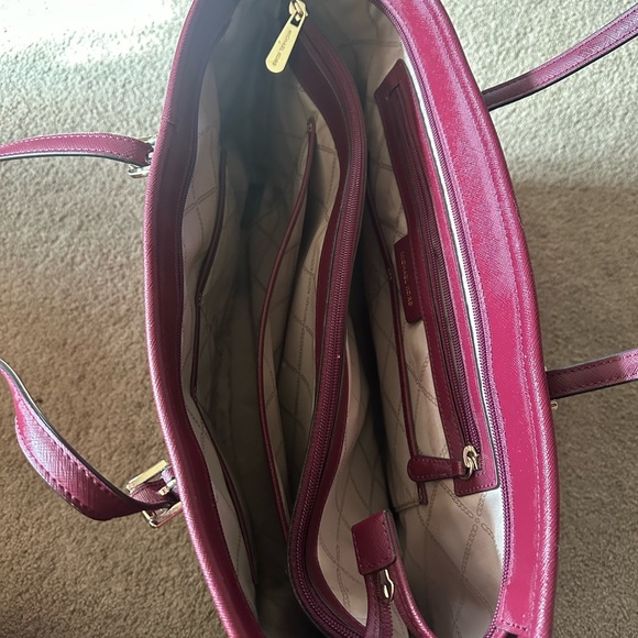 Michael Kors Plum Tote Bag - Picture 4 of 5